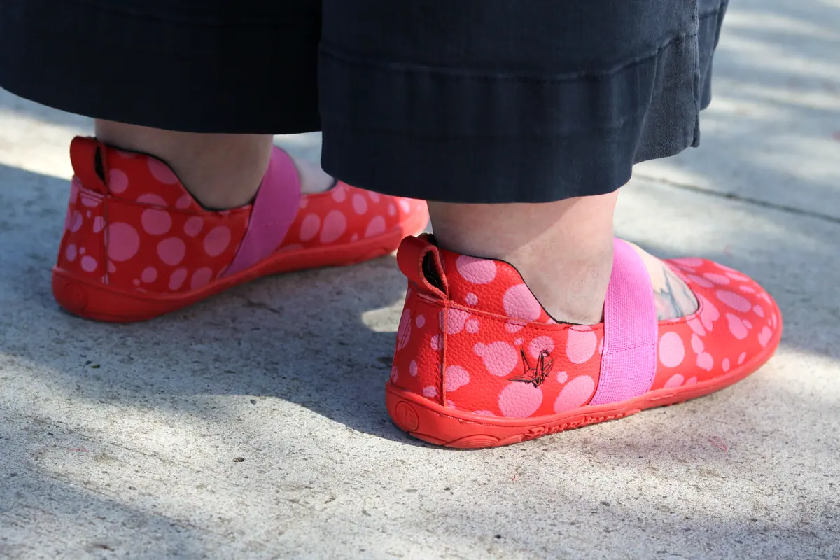 Босоногие туфли Paperkrane RED DOTTY, фото 11