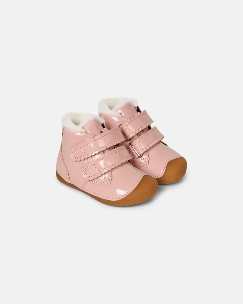 Детские босоногие зимние ботинки Bundgaard Petit Winter Scallop Vintage Rose
