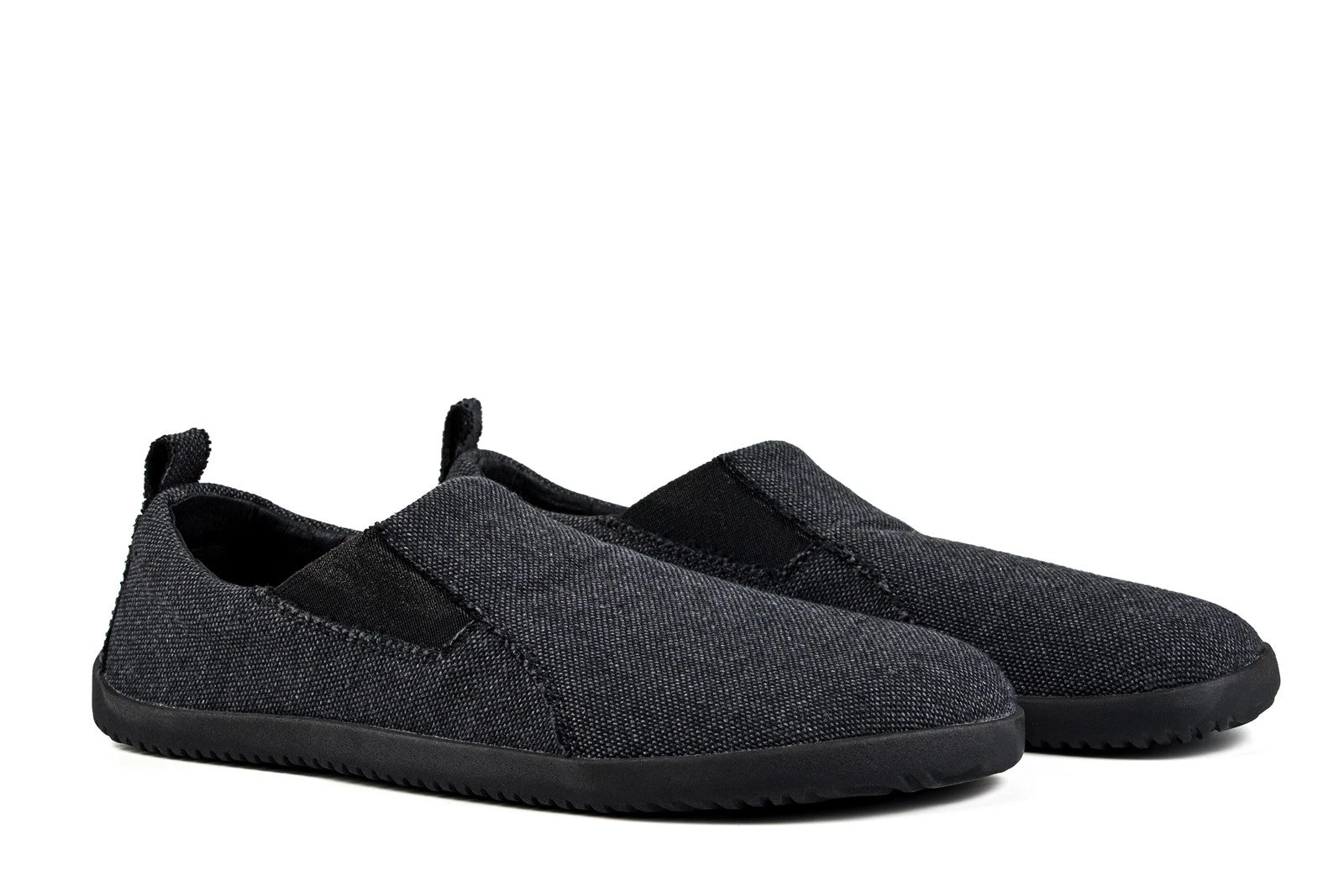 Слипоны Ahinsa из переработанного текстиля Barefoot — серый, фото 2