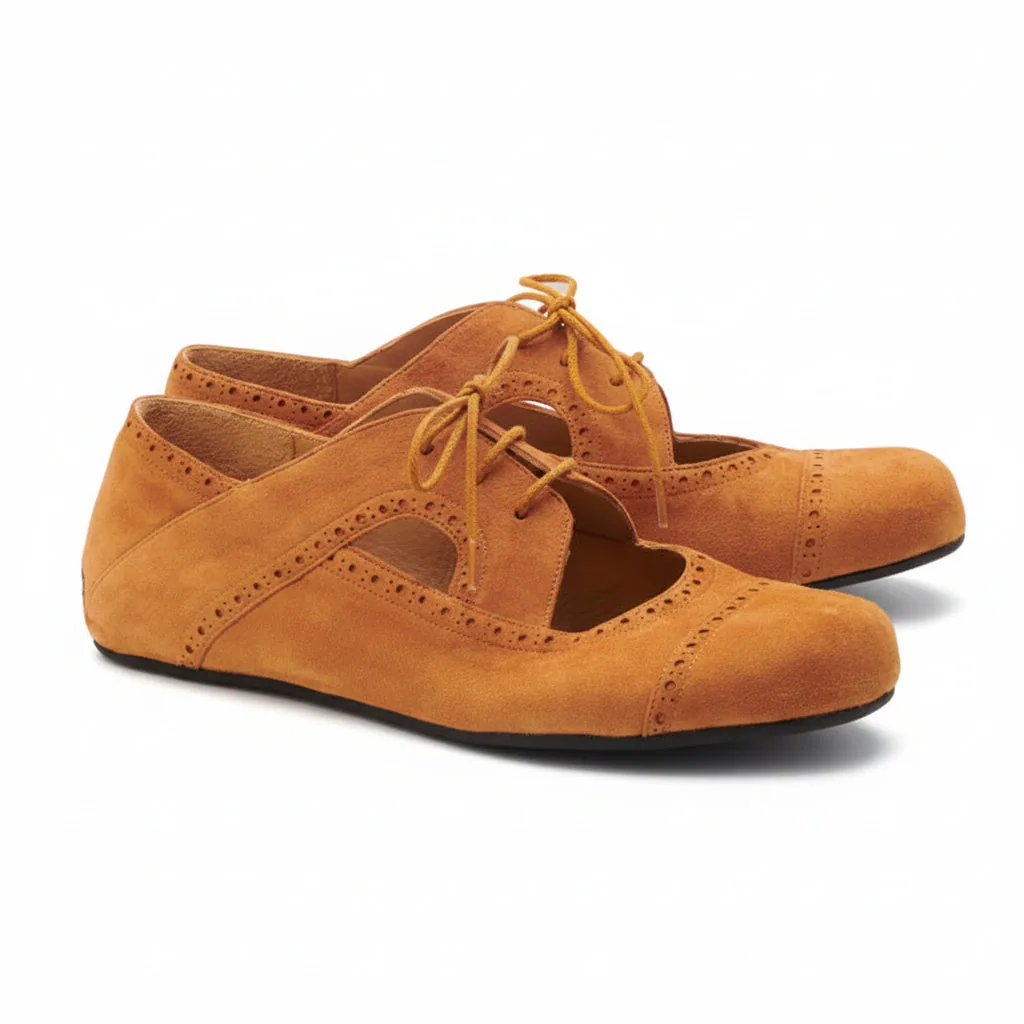Женские полуботинки ZAQQ QASUAL Brown (коричневый цвет)