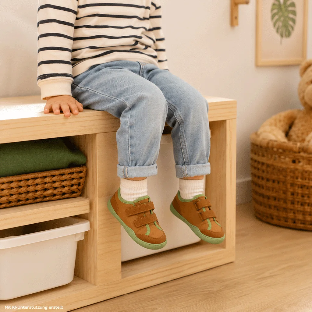 Босоногие кроссовки bLIFESTYLE nasenaffeSTYLE — коричневый (арт. SBVT15428L910) — фото 1 из 6