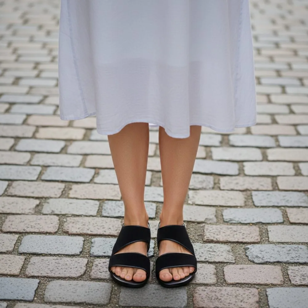 Женские сандалии ZAQQ CISQA Black (чёрный цвет), фото 7