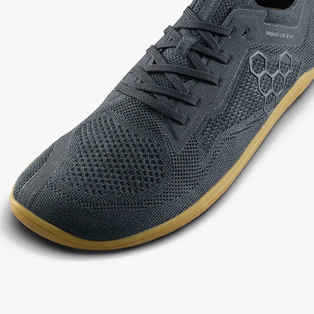 Кроссовки Vivobarefoot Primus Lite Knit Natural — женская модель, чёрный, фото 5