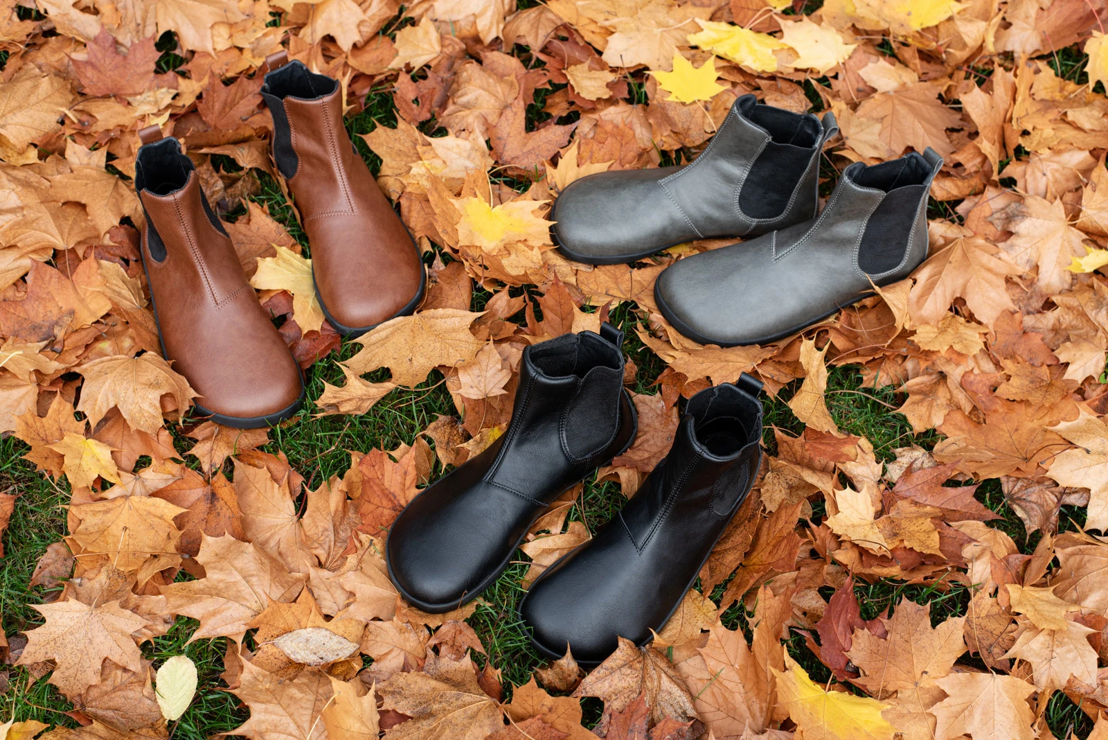 Ботинки Ahinsa Chelsea Barefoot — коричневый, фото 13