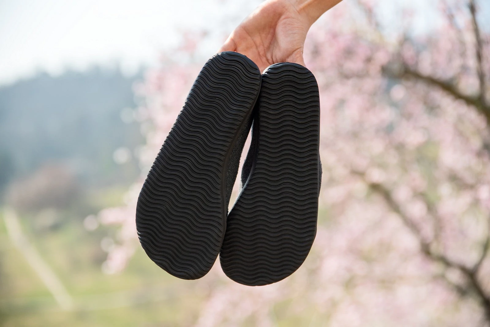 Слипоны Ahinsa из переработанного текстиля Barefoot — серый, фото 14