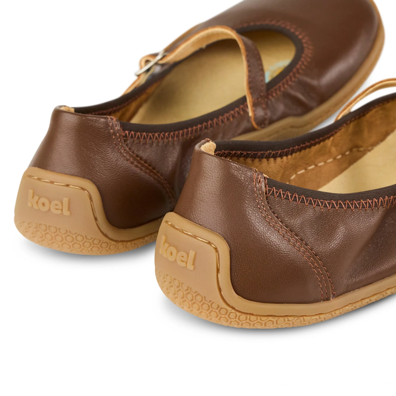 Балетки Koel VALERIA Leather — коричневый, фото 4