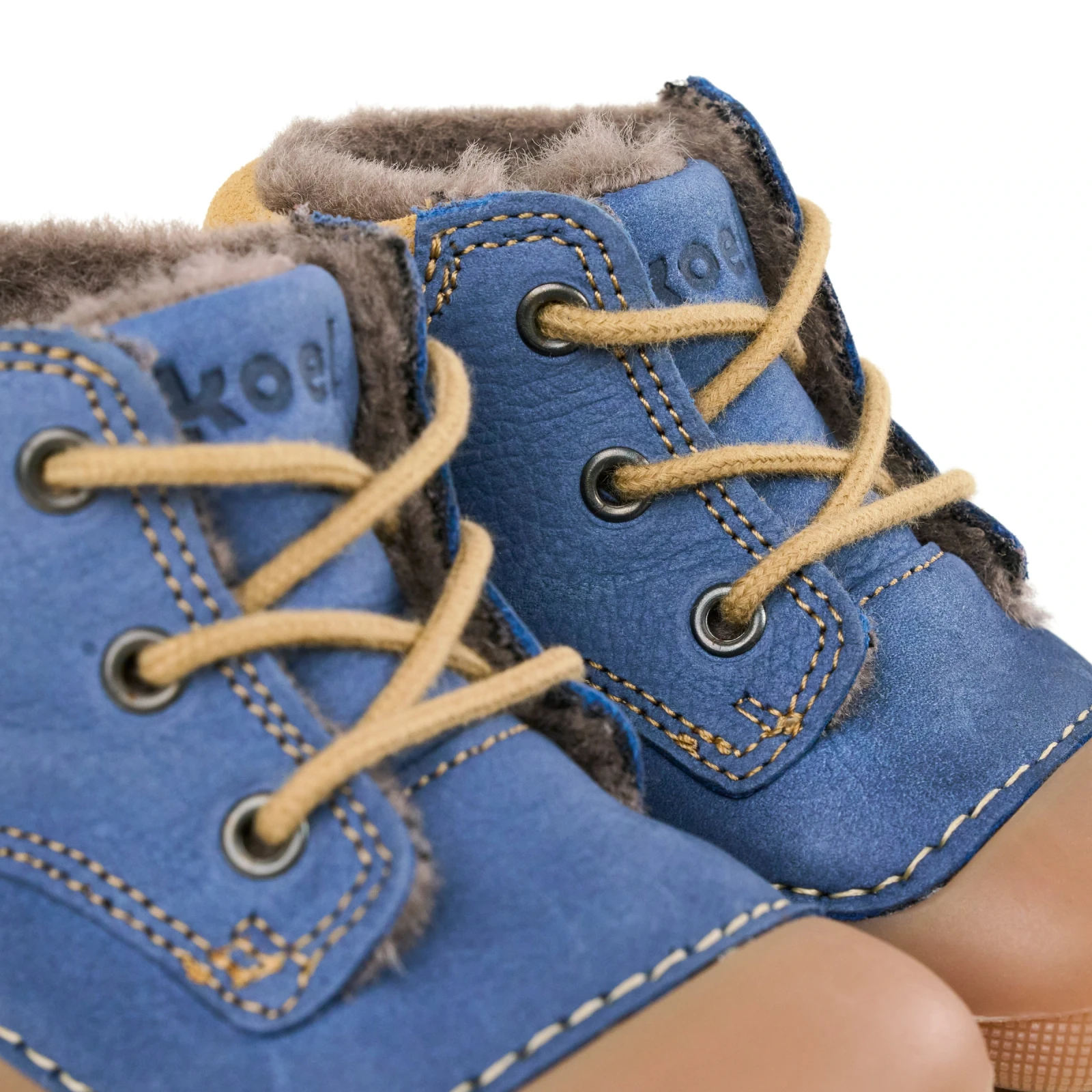 Повседневная обувь Koel AVA Leather Wool — джинсовый синий, фото 4