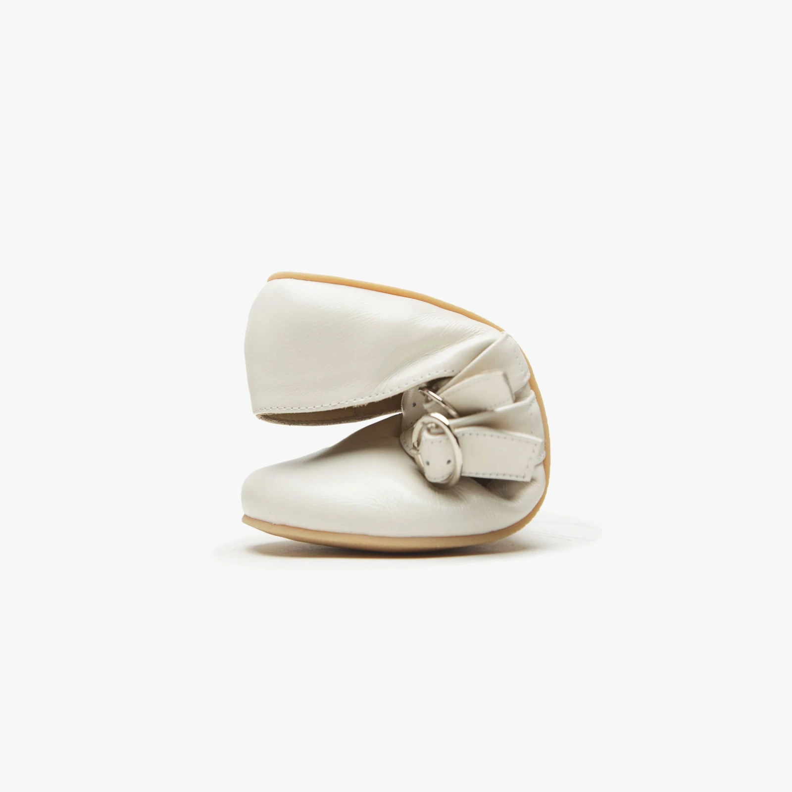 Босоногие туфли Origo Double Strap Mary Jane — лаковый меловой, фото 3