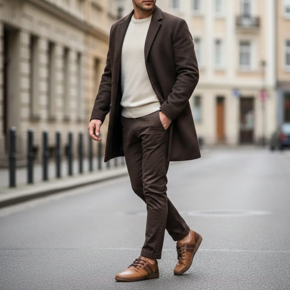 Мужские кроссовки ZAQQ QANBERRA Brown (коричневый цвет), фото 8
