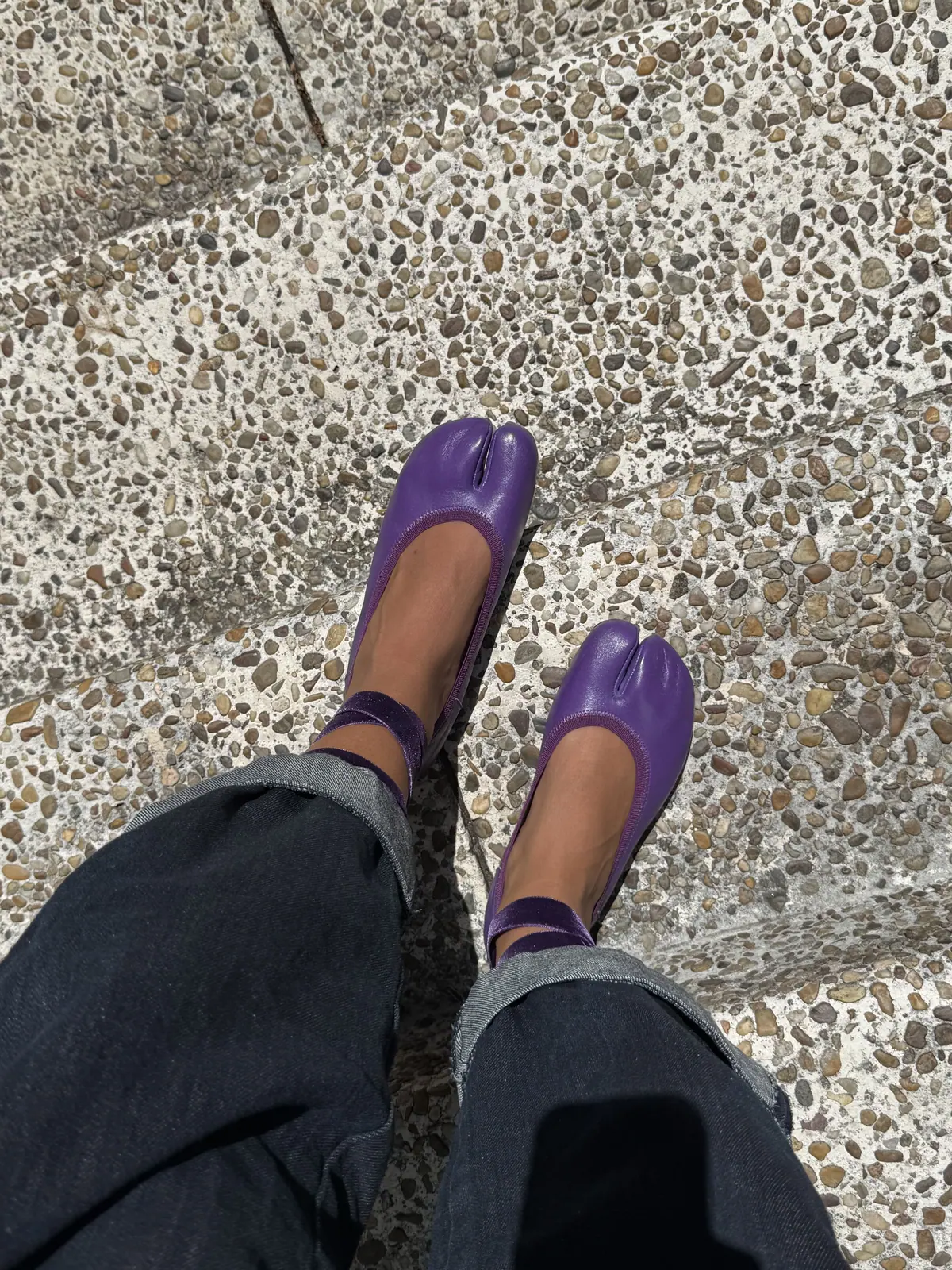 Босоногие балетки таби Libertas Barefoot Tabi — фиолетовый, фото 8