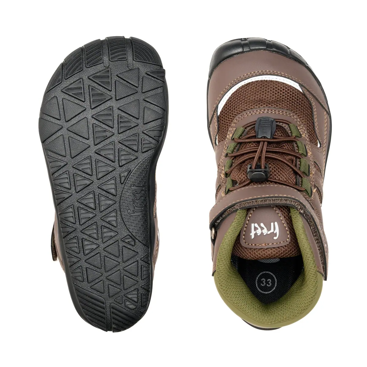 Детская босоногая обувь Freet Tufee Junior — коричневый и Khaki, фото 2