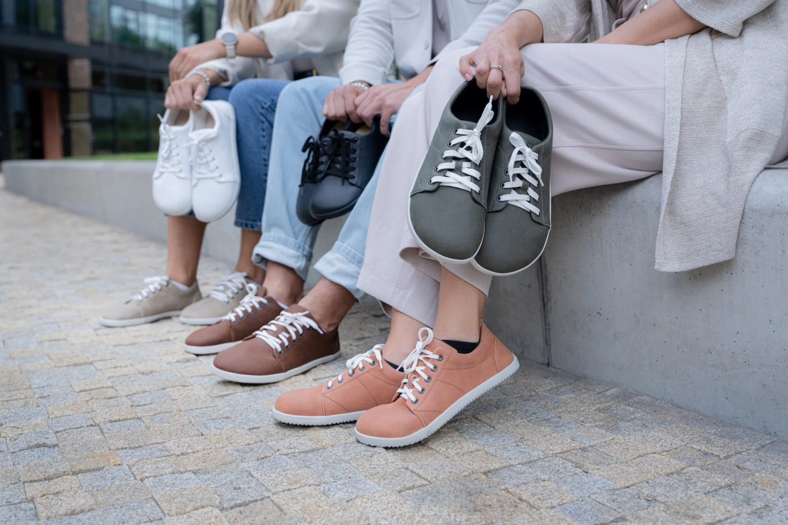 Кроссовки Ahinsa Vida Barefoot — оливковый, фото 12