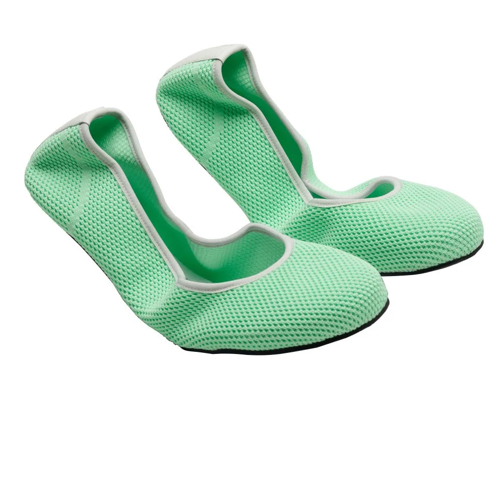Женские балетки ZAQQ TWIST Green (зелёный цвет)