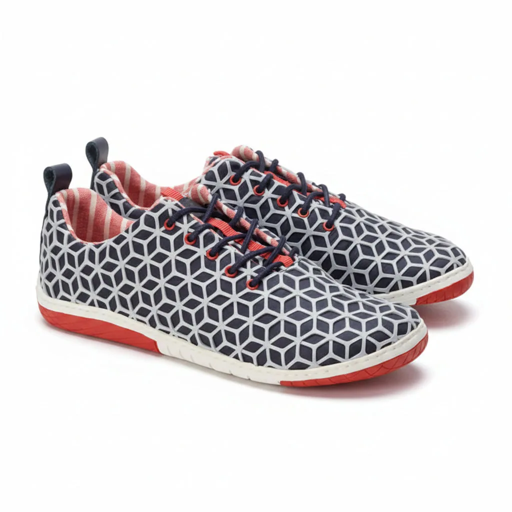 Мужские кроссовки ZAQQ ABEQ Grey Red (серо-красные)