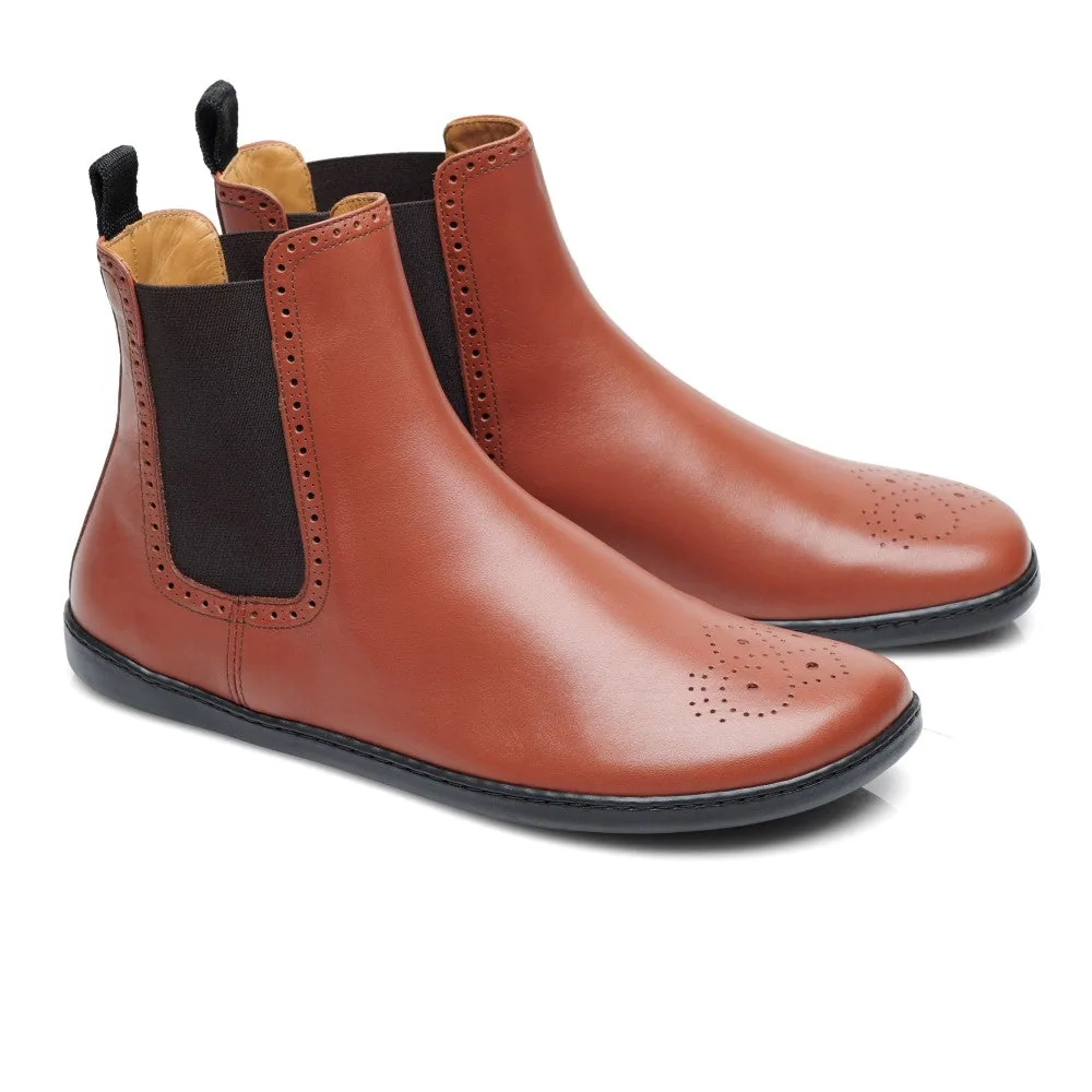 Ботинки для женщин и мужчин ZAQQ EQUITY Brogue Cognac (коньячный цвет)