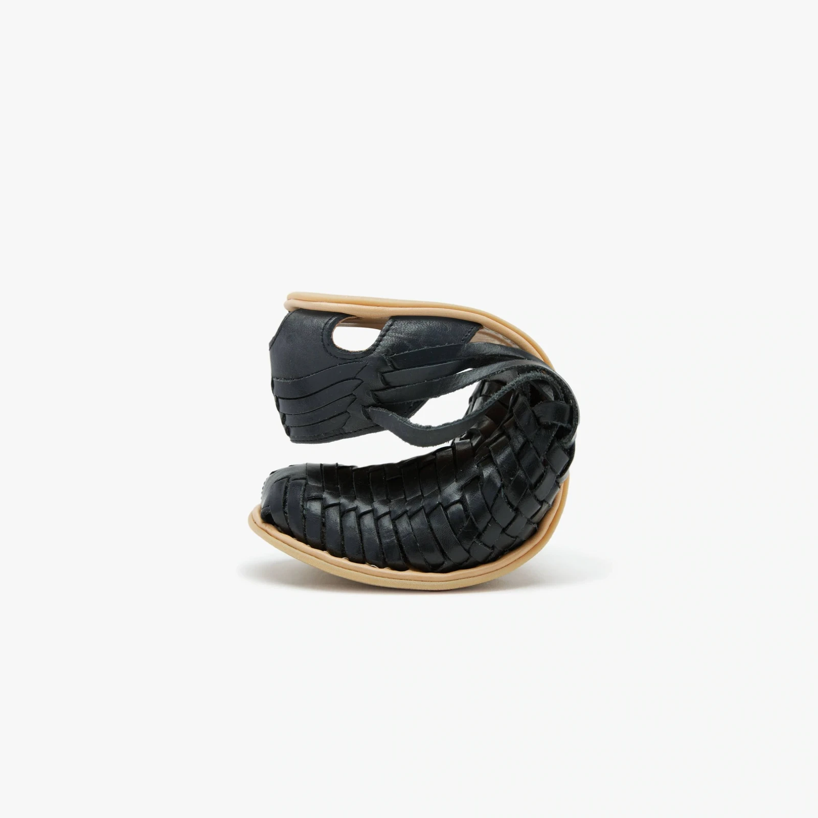 Босоногие сандалии Origo Huarache Slip-On Wide by Anya — чёрный, фото 4