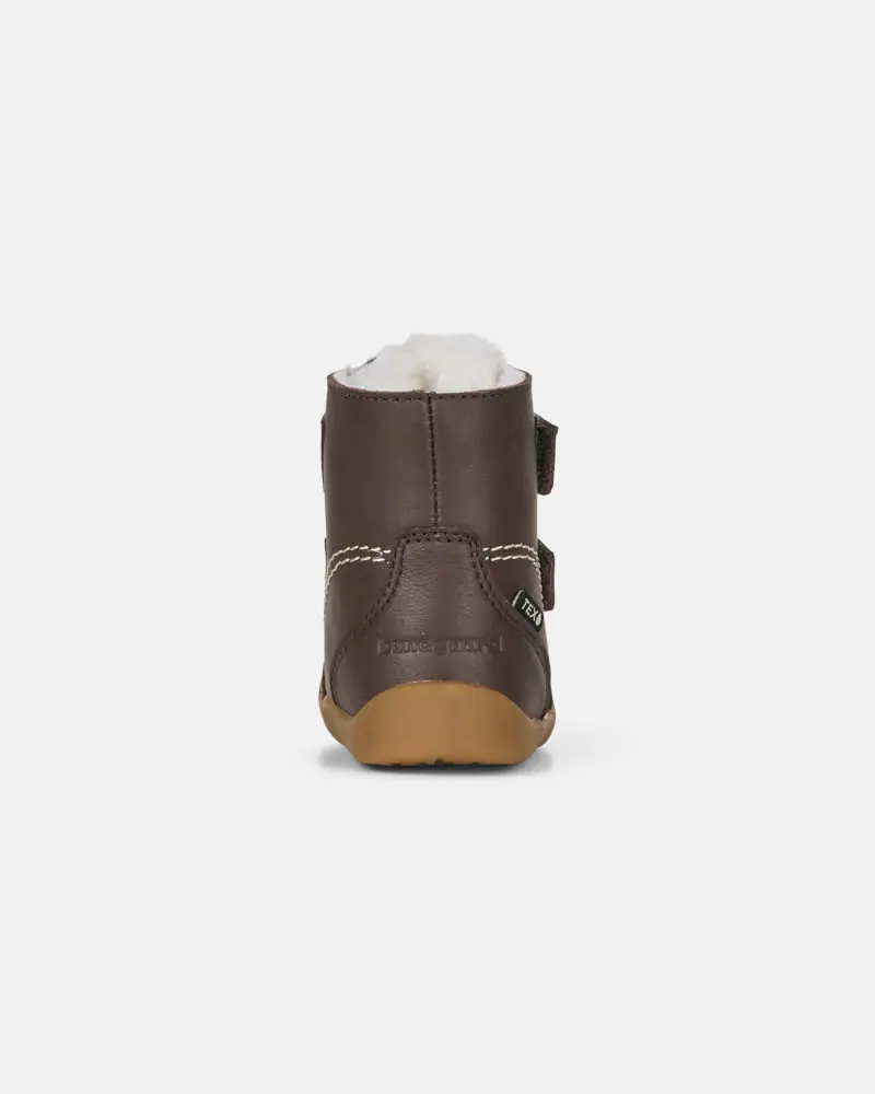 Детские босоногие зимние ботинки Bundgaard Pixi Dark Brown, фото 3